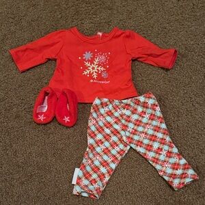 Bitty Baby American Girl Red Snowflake Outfit